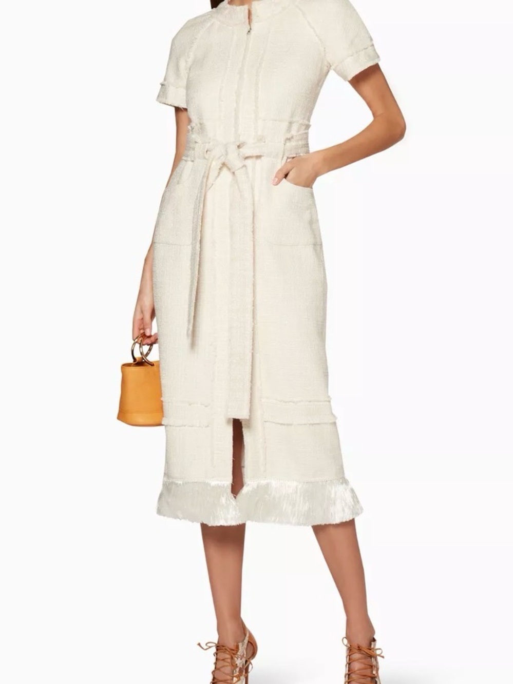 Alexis Ivory Tweed Joancy Dress